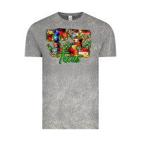 Cloud Rock Christmas Texas Vintage Tee - MaliasSmallBusiness