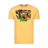 Vintage Mustard Christmas Texas Vintage Tee - MaliasSmallBusiness