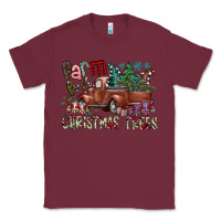 Burgundy fram fresh christmas trees Classic Tee - SublimationCraftShop