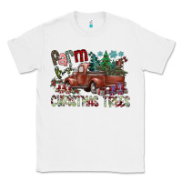 White fram fresh christmas trees Classic Tee - SublimationCraftShop