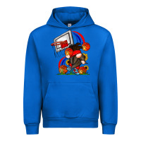 Cobalt Basketball Gnome Urban Hoodie - CowhideDigitalArt