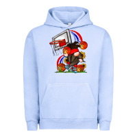 Pigment Grape Ice Basketball Gnome Urban Hoodie - CowhideDigitalArt