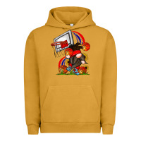Pigment Peanut Butter Basketball Gnome Urban Hoodie - CowhideDigitalArt