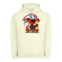 Pigment Pistachio Basketball Gnome Urban Hoodie - CowhideDigitalArt