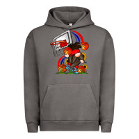 Pigment Tornado Basketball Gnome Urban Hoodie - CowhideDigitalArt