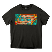 Asphalt just a small town girl wlth gemstone arrow and sunflowers licanse plat Heavy Core Tee - Artiststas