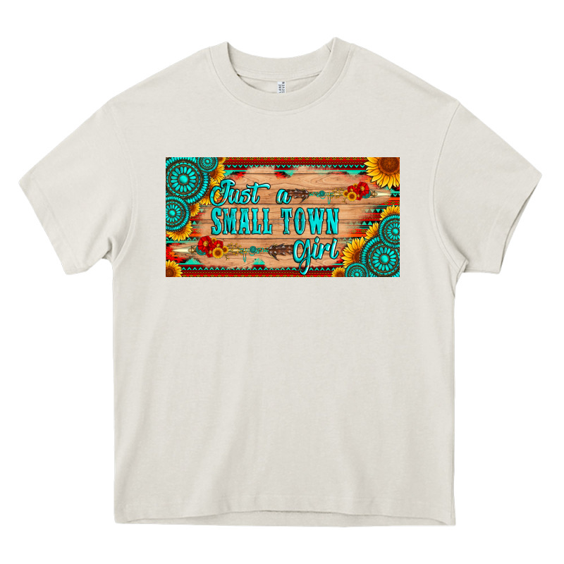 Just A Small Town Girl Wlth Gemstone Arrow And Sunflowers Licanse Plat Heavy Core Tee by Artiststas | Teevron