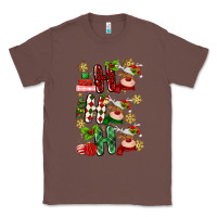 Chestnut ho ho ho reindeer Classic Tee - MaliasSmallBusiness
