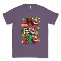 Lavender ho ho ho reindeer Classic Tee - MaliasSmallBusiness