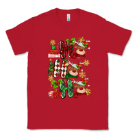 Red ho ho ho reindeer Classic Tee - MaliasSmallBusiness