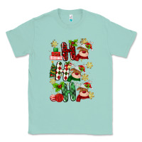 Seafoam ho ho ho reindeer Classic Tee - MaliasSmallBusiness