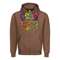 Chestnut crawfish mardi gras Zipper Hoodie - CowGirlArtShop
