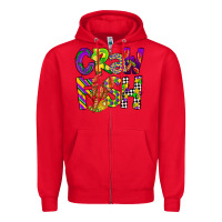 Red crawfish mardi gras Zipper Hoodie - CowGirlArtShop