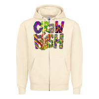 Sandshell crawfish mardi gras Zipper Hoodie - CowGirlArtShop