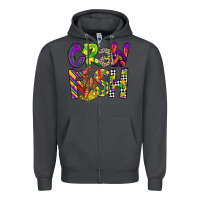 Smoke crawfish mardi gras Zipper Hoodie - CowGirlArtShop