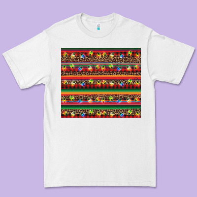 Christmas Lights Serape Premium Tee Designed By Barkaloodesign