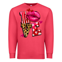 Cardinal Western love lips Premium Sweatshirt - FaDigitalArtStudio