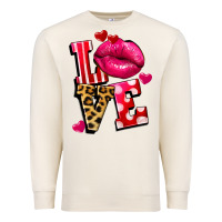 Sandshell Western love lips Premium Sweatshirt - FaDigitalArtStudio