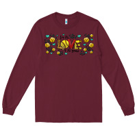 Burgundy for the love of the game softball Long Sleeve Tee - Jasminsmagicworld