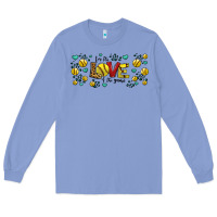 Colony Blue for the love of the game softball Long Sleeve Tee - Jasminsmagicworld