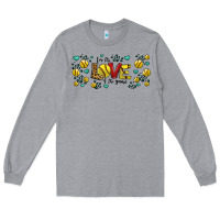 Heather Grey for the love of the game softball Long Sleeve Tee - Jasminsmagicworld
