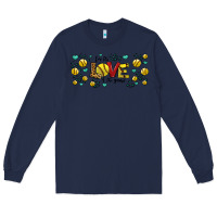 Navy for the love of the game softball Long Sleeve Tee - Jasminsmagicworld