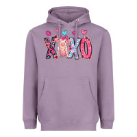 Lavender xoxo pig olivia Heavyweight Hoodie - OliviaCreatesArt