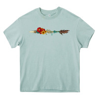 Arona flowers and arrow with gemstone Heavy Core Tee - Artiststas