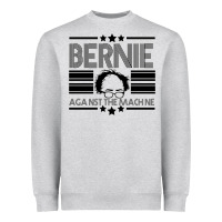 Heather Grey Bernie Against The Machine Heavyweight Sweatshirt - Bettercallsaul