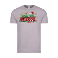 Vintage Zinc Registered Nurse Christmas Vintage Tee - MaliasSmallBusiness