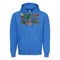 True Royal child nutrition mardi gras cowgirl Zipper Hoodie - CowGirlArtShop