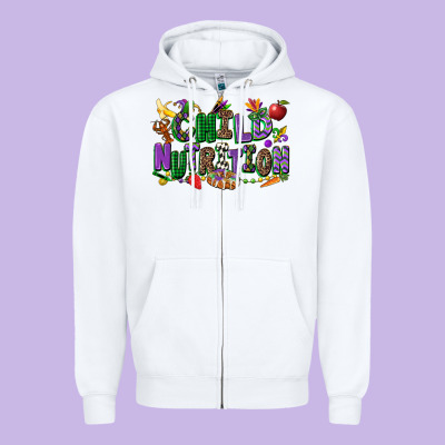 Child Nutrition Mardi Gras Cowgirl Zipper Hoodie Designed By Cowgirlartshop