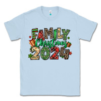 Dusty Blue family christmas 2024 Classic Tee - MaliasSmallBusiness