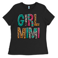 Black girl mimi Ladies Tee - NancyCooperArtShop