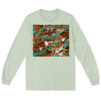 Matcha tiger cowhide tumbler Long Sleeve Tee - BarkalooDesign