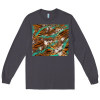 Smoke tiger cowhide tumbler Long Sleeve Tee - BarkalooDesign