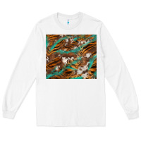 White tiger cowhide tumbler Long Sleeve Tee - BarkalooDesign