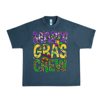 Midnight Navy Mardi Gras crew Urban Heavy Tee - BundleAndBundleShop