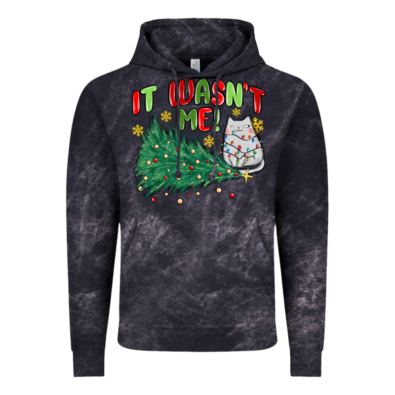 It Wasn't Me! Christmas Cat Vintage Hoodie by MaliasSmallBusiness | Teevron
