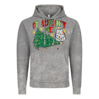 Cloud Rock it wasn't me! christmas cat Vintage Hoodie - MaliasSmallBusiness