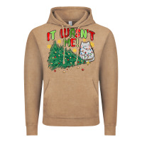 Vintage Coffee it wasn't me! christmas cat Vintage Hoodie - MaliasSmallBusiness