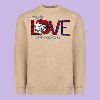 For The Love Of The Rams Heavyweight Sweatshirt Designed By Bettercallsaul