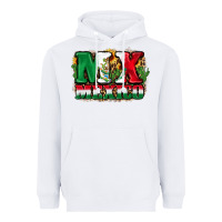 White MX Mexico Heavyweight Hoodie - FaDigitalArtStudio