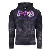 Cloud Black Peace Love Hairstylist Vintage Hoodie - Jasminsmagicworld