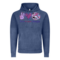 Vintage Denim Peace Love Hairstylist Vintage Hoodie - Jasminsmagicworld