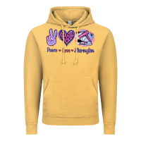 Vintage Mustard Peace Love Hairstylist Vintage Hoodie - Jasminsmagicworld