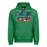 Emerald It's Freezing Season Urban Hoodie - CowhideDigitalArt
