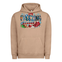 Pigment Burro It's Freezing Season Urban Hoodie - CowhideDigitalArt