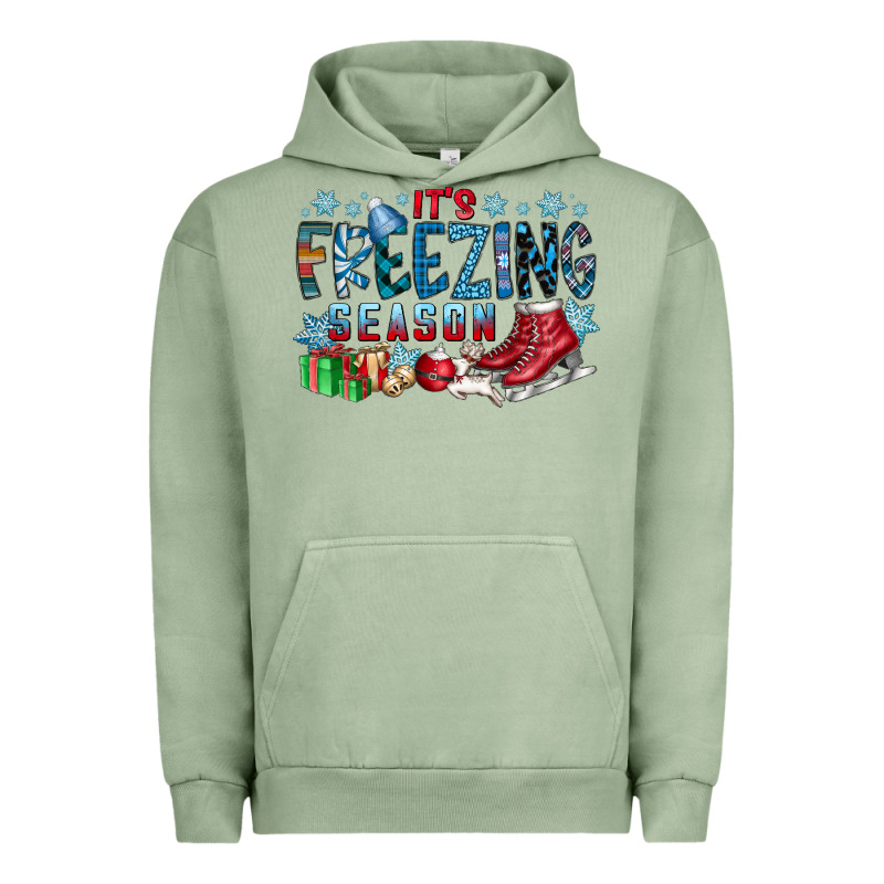 It's Freezing Season Urban Hoodie by CowhideDigitalArt | Teevron