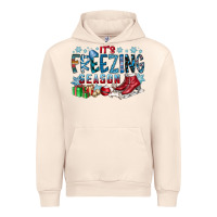Sandshell It's Freezing Season Urban Hoodie - CowhideDigitalArt